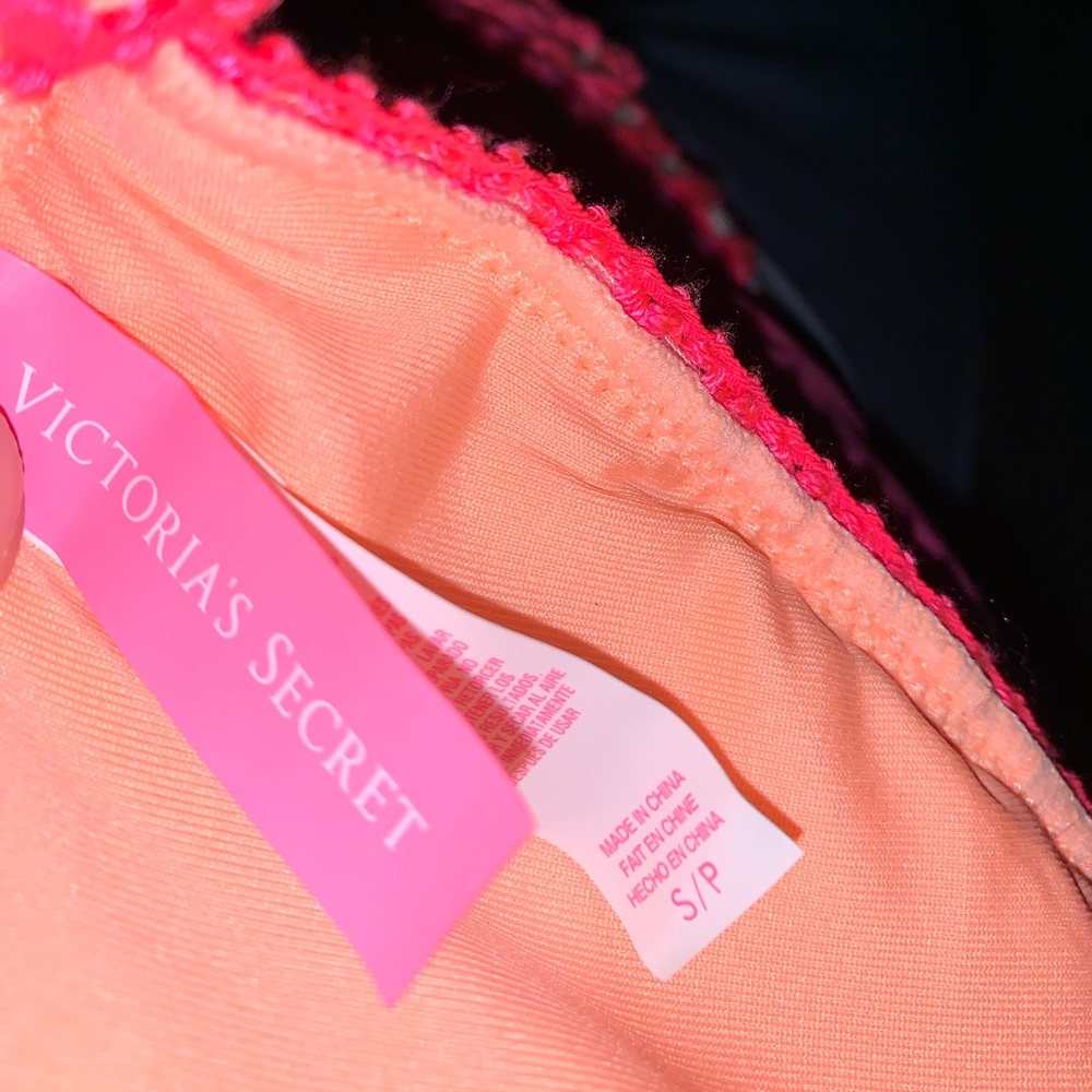 Victorias Secret Pink & Orange Bikini Top size S - Picture 7 of 7